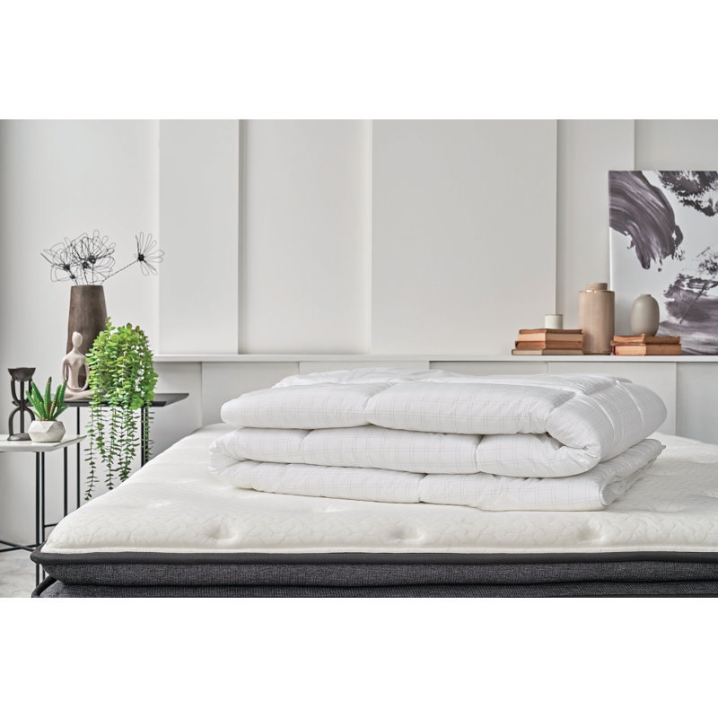 Anti-Stress Quilt All Season Polyester Down Alternative Comforter, Twin