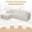 Canapé modulaire 102,3 po Cloud-Like-561776833