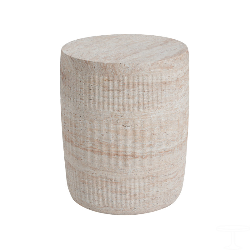 Table d'appoint d'extérieur / d'intérieur en béton léger