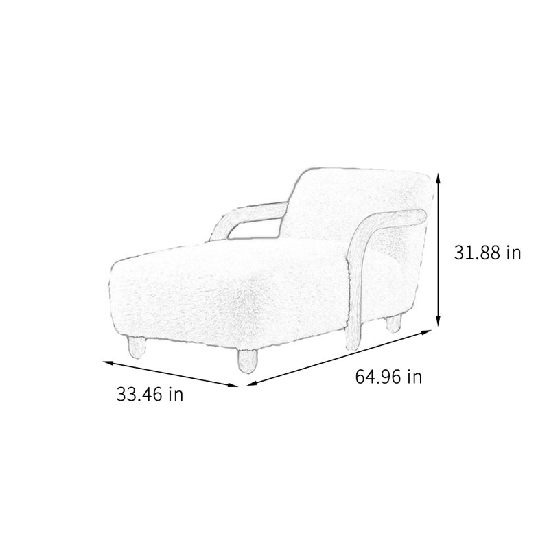 Chaise longue paresseuse de style antique