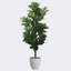 Pots à fleurs artificiels en figuier et résine-115293302-116918880