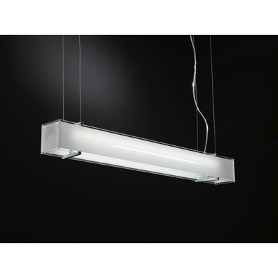 Trave 2 - Light Chrome Geometric Pendant