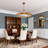 31.7 In. LED Ring Gold Chandelier