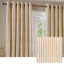 Hebden 100% Cotton Blackout Eyelet Curtains-121444060-121444070