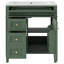 Meuble-lavabo avec lavabo, armoire de salle de bain avec 2 tiroirs et rangement basculant, conception de lavabo simple moderne-1148575194-1148575197