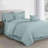 10 Pcs MF Comforter Set Bed in a Bag for All Seasons Seersucker Lightweight Comforter Set with Sheets-309722038-295826680