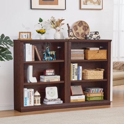 43" Tall Farmhouse Bookshelf Set