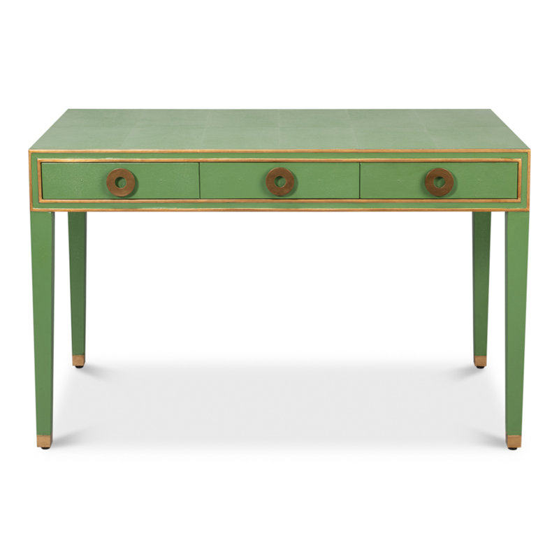 Shagreen Writing Desk, Green