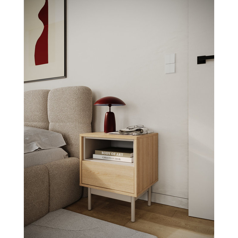 45 cm W Bedside Table