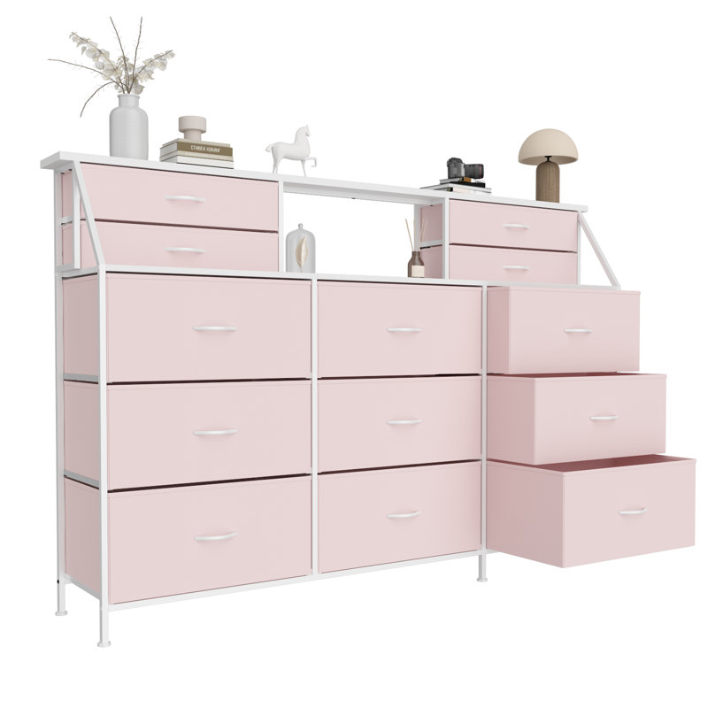 Commode 70 "avec 13 grands tiroirs, Rose