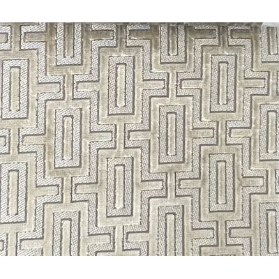 Bergman drapery, upholstery cut velvet fabric