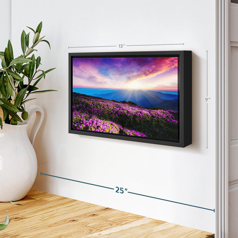 Mountain Blossoms Canvas Print, 9" H x 13" W