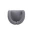 Fauteuil demi-tonneau gris Darian-1133880072