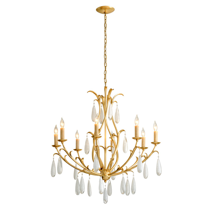 Prosecco 8 - Light Candle Style Tiered Chandelier