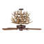 Antlers Downrod Ceiling Fan