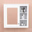 Armoire à pharmacie murale élégante avec tablettes et miroir-1276389181