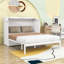 Lit escamotable en bois avec tiroir et prises de courant et ports USB-241388181-241388182