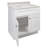 Brookings 31 Inch Bathroom Vanity with Cultured Marble Top, Assembled, Sherwin Williams® White – Design House, 214759-96679785-98952629-98952630