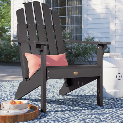 Leis Plastic Adirondack Chair by Beachcrest Home