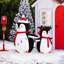 Décoration de Noël 2 pièces pingouins en peluche