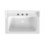 Valarte Console Sink, 32", 8" Faucet Holes, Polished Nickel Legs-119167066-49500073