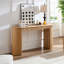 Console moderne 59,05 po avec tiroir pour le hall d'entrée avec un design à rayures verticales unique pour le vestibule du vestibule de salon, naturel-1824230709