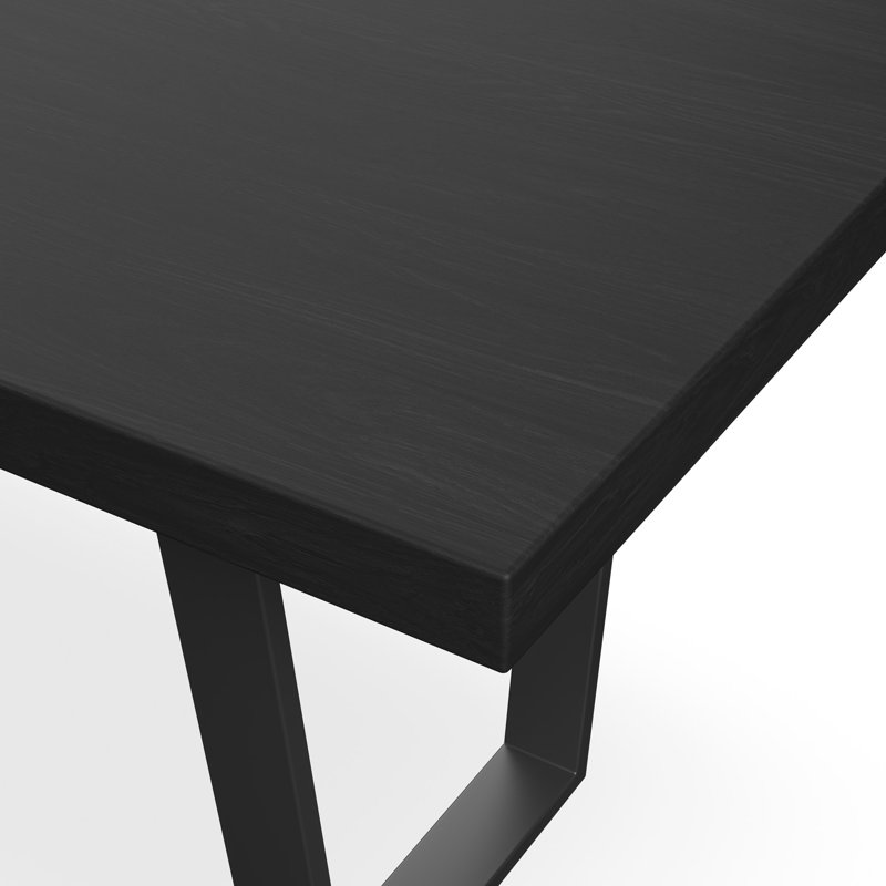 Wapella 6 - Person Dining Set, Black/Black/Black
