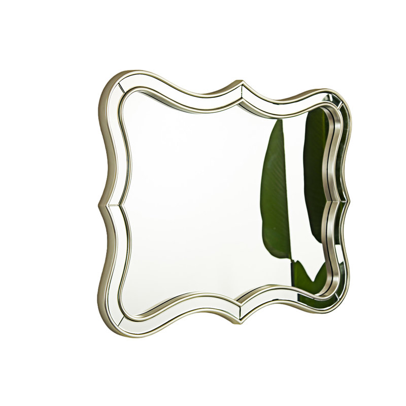 Miroir décoratif en forme de vague en polyuréthane
