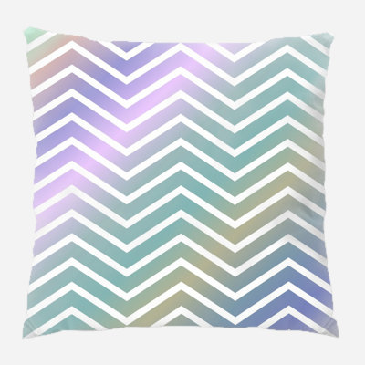 Chevron Microsuede Reversible Throw Pillow