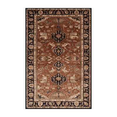 Tapis brun lavable à la machine