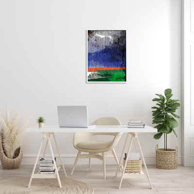 «Murky Abstract Landscape Dark Storm Cloud Winds», art mural par Atelier Posters