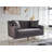 Khalif 62.6'' Upholstered Biscuit Convertible Sofa