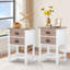 Ensemble de cadre de lit et de table de chevet Miramontes-1360183805-1360183682