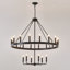 Lustre noir 23,62 po