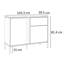 Gazali 103.3 cm W Chest of Drawers