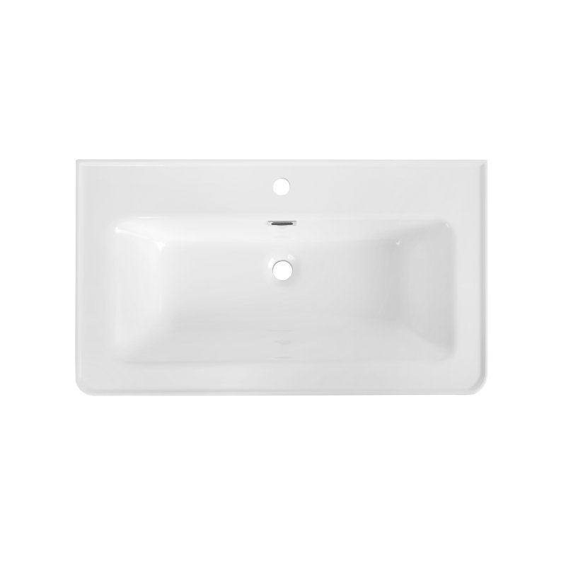 33.5" Solid Surface Resin Streamline Vanity Top