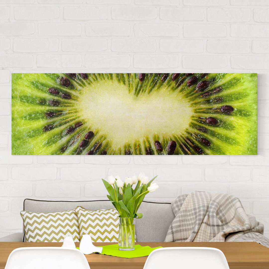 Leinwandbild Kiwi Heart