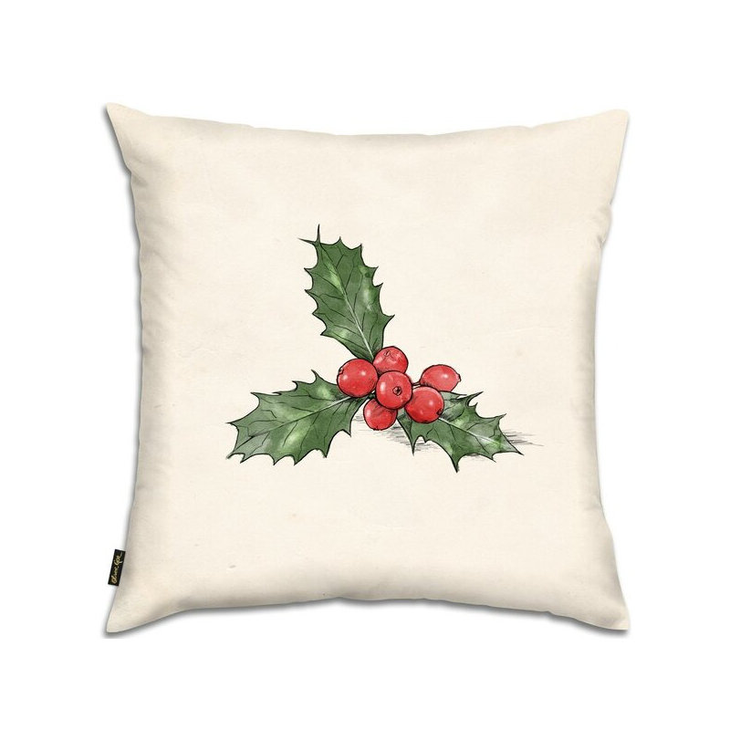 Iraan Mistletoe Square Pillow Cover & Insert