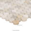 Selene Oro Penny Round 12 in. x 12 in. Honed Marble Mosaic Floor and Wall Tile