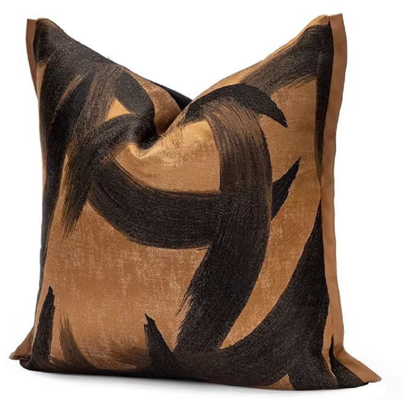 Housse de coussin Melanie 22 X 22, Brun