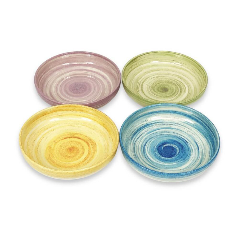 Pastel Beach - Large Bowl, Orange