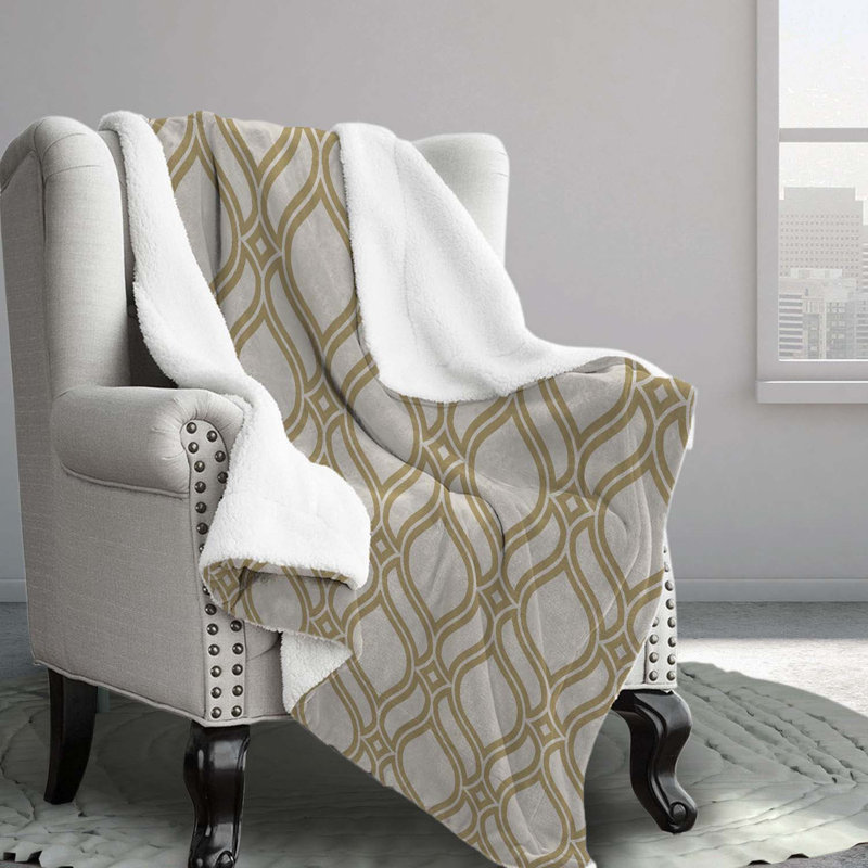 Gold Cage Polyester Comforter, Twin Comforter + 1 Standard Pillowcase