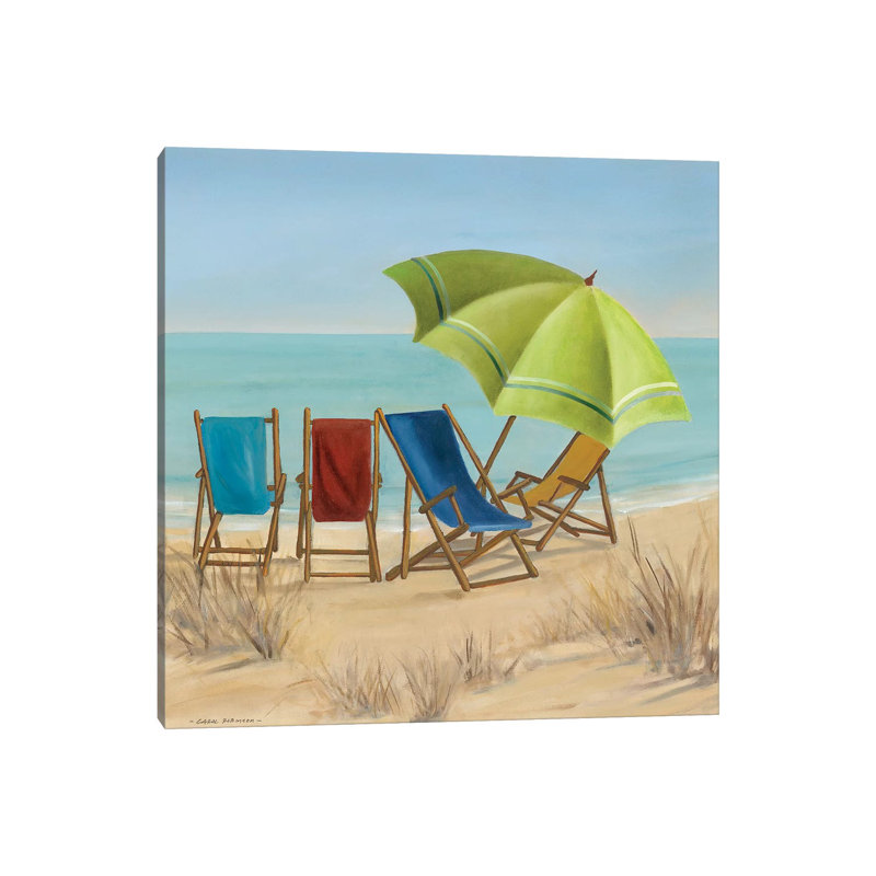 Four Summer II by Carol Robinson - Painting on Canvas, Wrapped Canvas, 45.72 cm H x 45.72 cm W x 1.91 cm D
