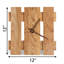 Solid Wood Wall Clock