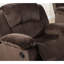 Fauteuil Motion inclinable brun - Suède et métal rembourrés pour le confort couleur chocolat
