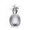 Handmade Glass Pineapple Figurine