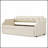 Upholstered Daybed with Trundle, Wood Slat Support, and Comfortable Sofa Bed for Versatile Use-127256769