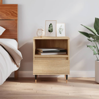 Mushaim 40cm W Manufactured Wood Bedside Table