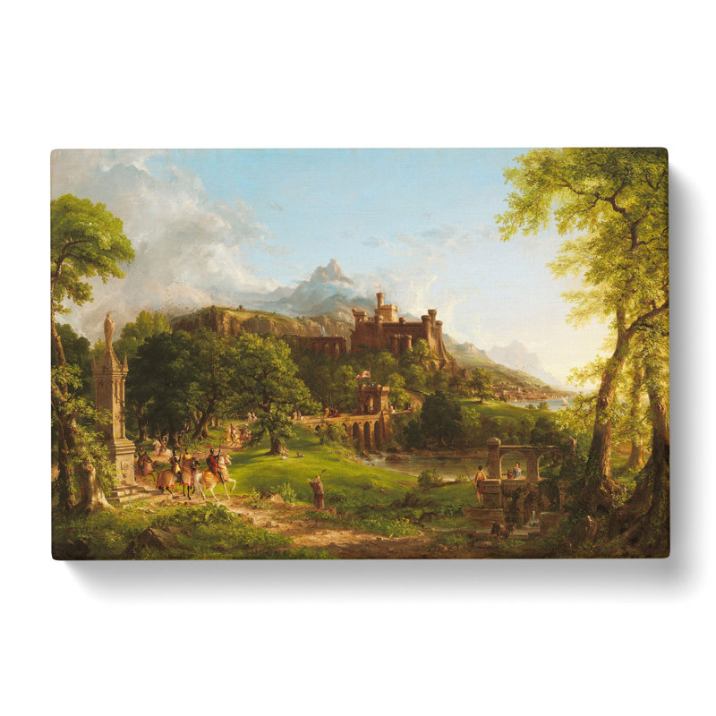 The Departure by Thomas Cole - Wrapped Canvas, 50cm H x 76cm W x 3cm D