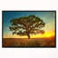 «Big Green Tree in Summer Field», reproduction de photo sur toile-26693730